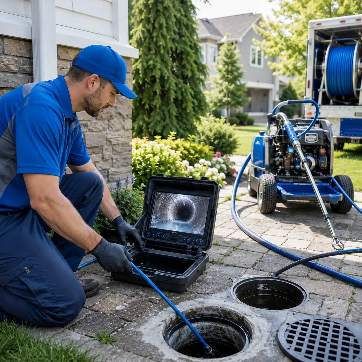 Outdoor drain cleaning professionals serving Williamstown, NJ